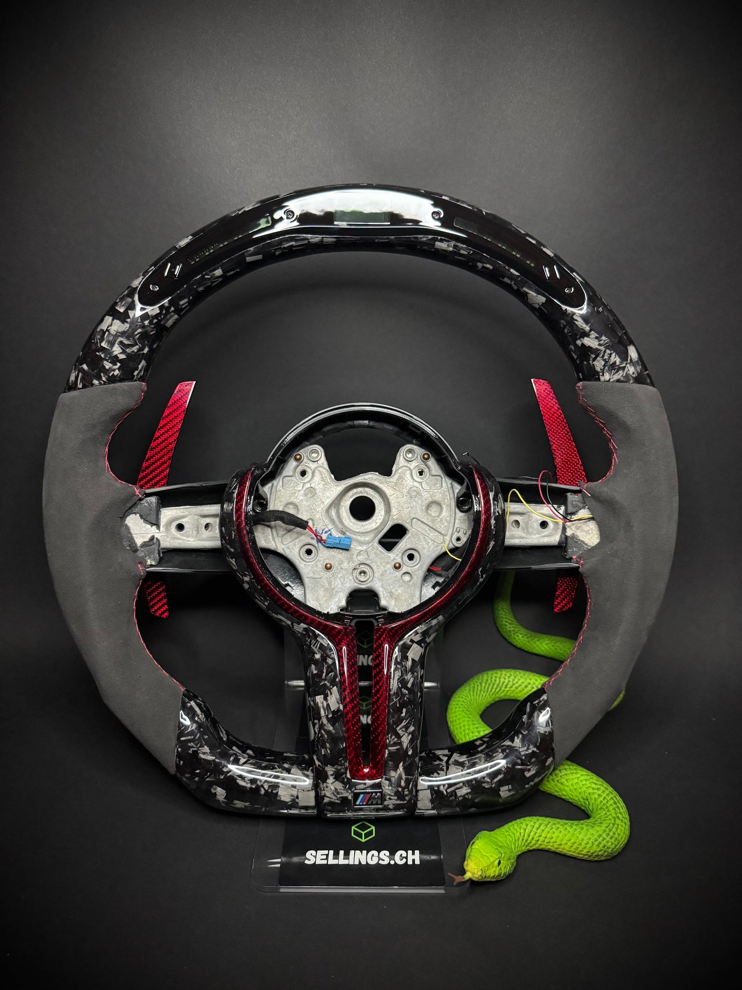 BMW Sports Steering Wheel Forged Carbon (LED) F-Series