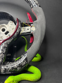 BMW Sports Steering Wheel Forged Carbon (LED) F-Series