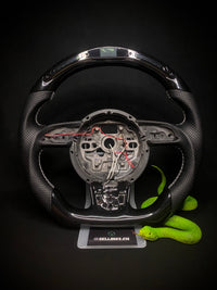 Audi Sport Steering Wheel Black Gloss (LED)
