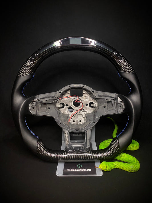 VW Golf 7/7.5 Carbon Sport Steering Wheel (LED)