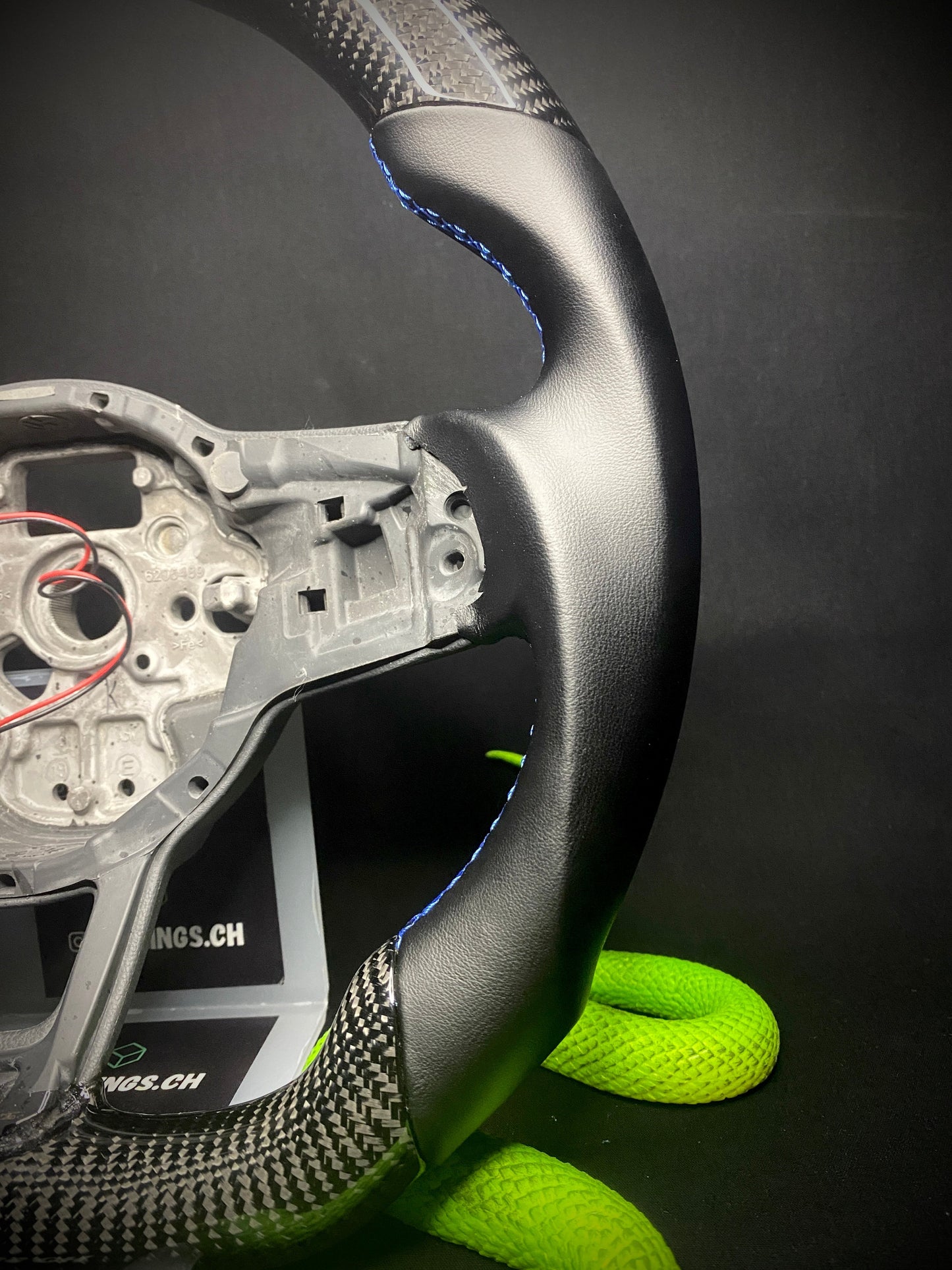 VW Golf 7/7.5 Carbon Sport Steering Wheel (LED)