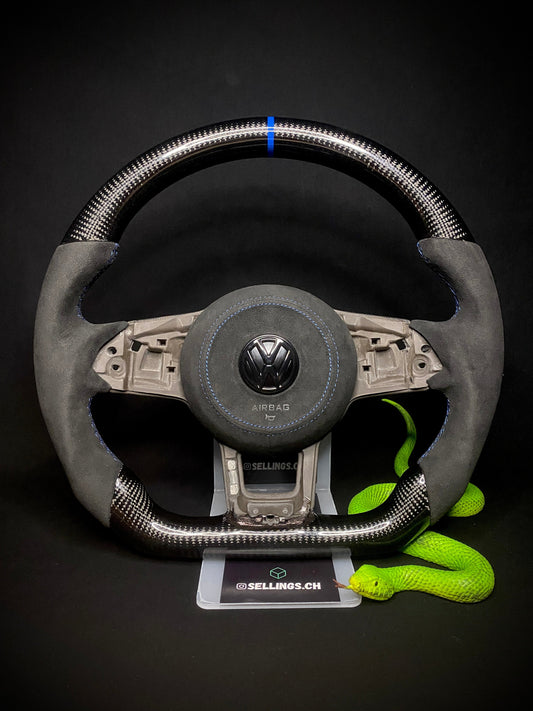 VW Golf 7/7.5 Carbon Sports Steering Wheel