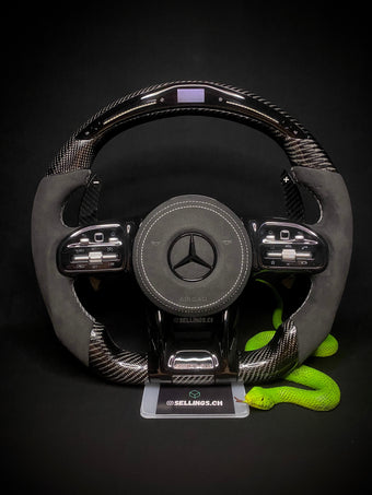 compare product Mercedes AMG Carbon LED Sports Steering Wheel (Upgrade to Facelift)