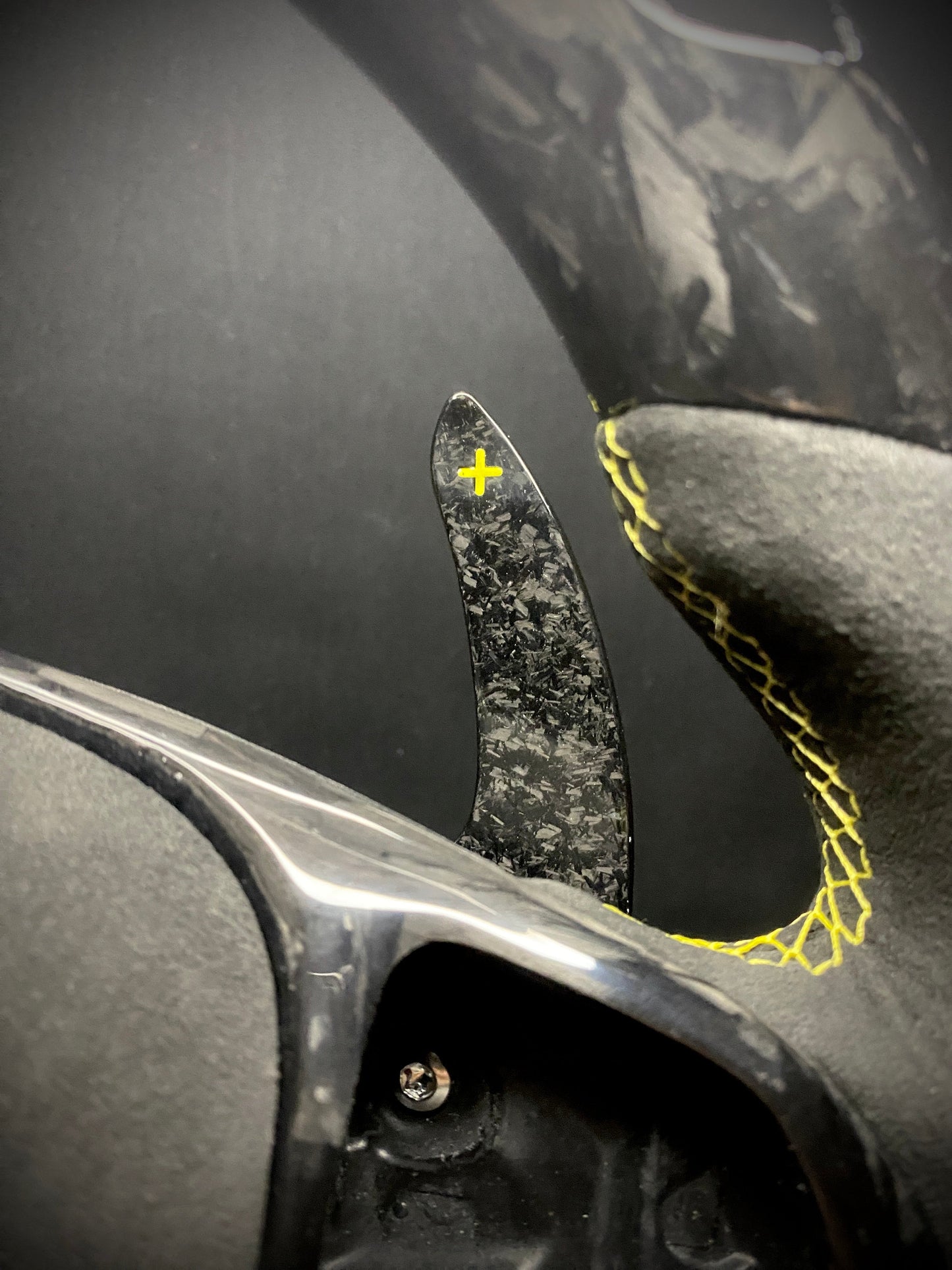 Mercedes AMG Sport Steering Wheel Forged Carbon (LED)