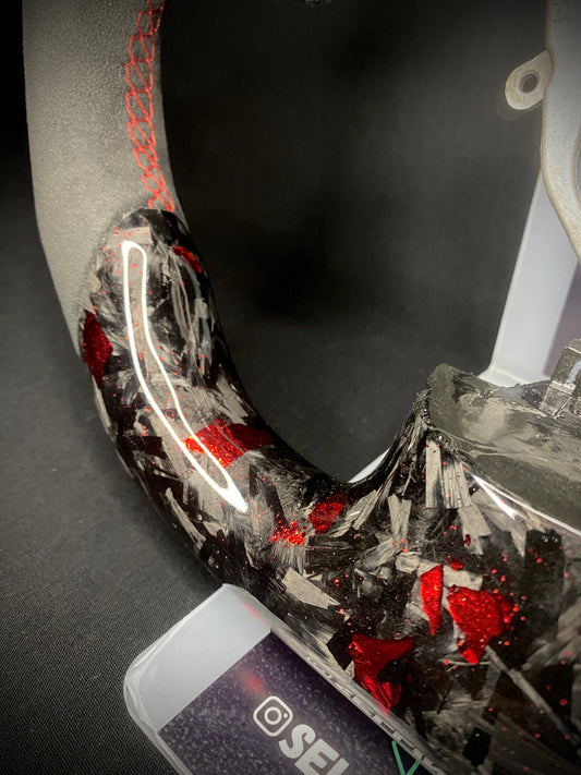 Subaru Sport Steering Wheel Forged Carbon Color Splitter (LED)