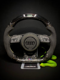 Audi Sport Steering Wheel Forged Carbon Color Splinter (LED)