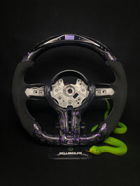 BMW Sport Steering Wheel Forged Carbon Color Flakes (LED) F-Series