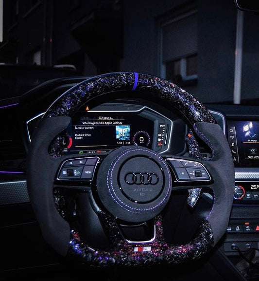 Audi Sport Steering Wheel Forged Carbon SPACE