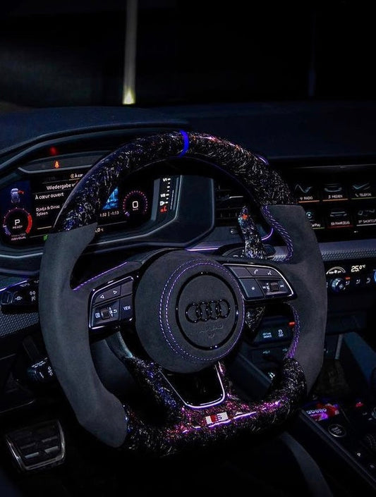 Audi Sport Steering Wheel Forged Carbon SPACE