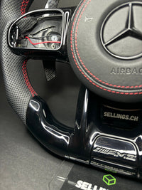 Mercedes AMG Sport Steering Wheel Black (LED)