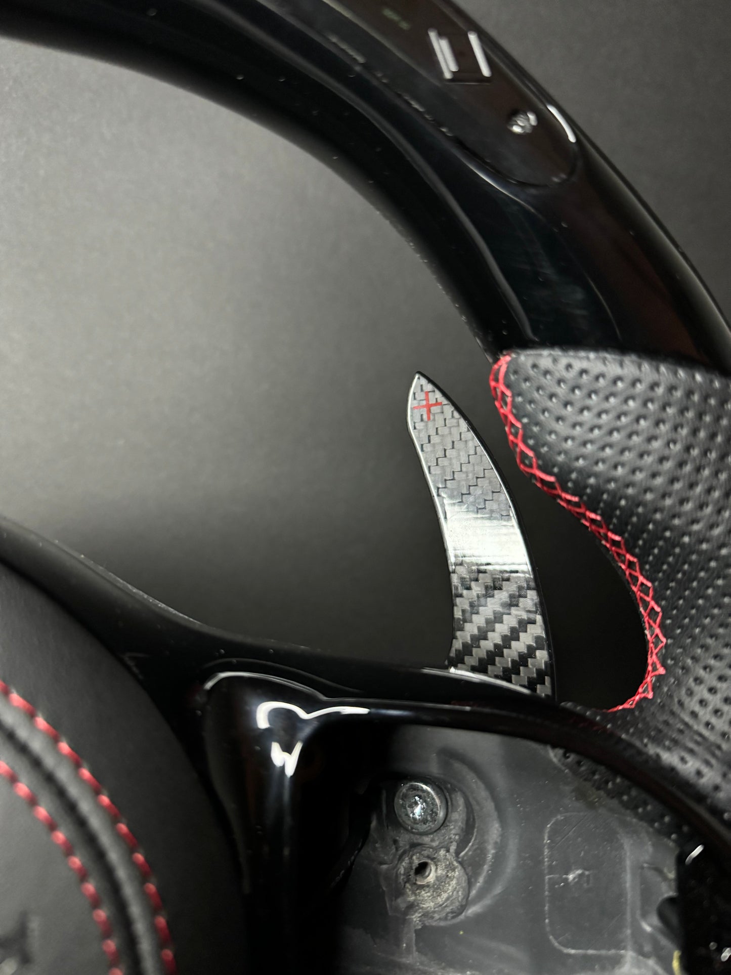 Mercedes AMG Sport Steering Wheel Black LED (Upgrade to Facelift)