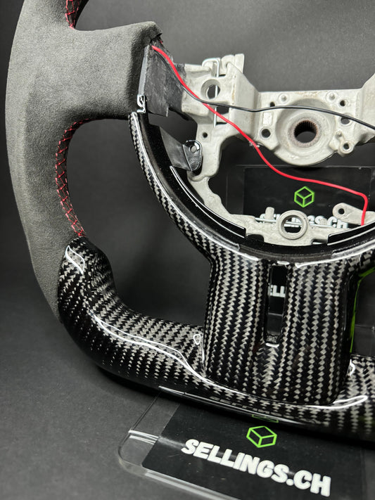 Toyota GT86 Carbon Sports Steering Wheel (LED)
