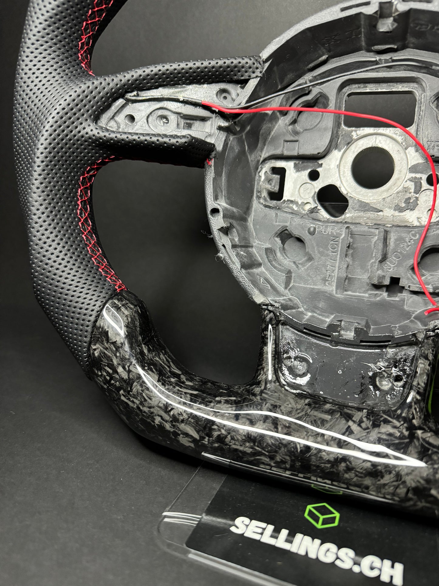 Audi Sport Steering Wheel Forged Carbon (LED)
