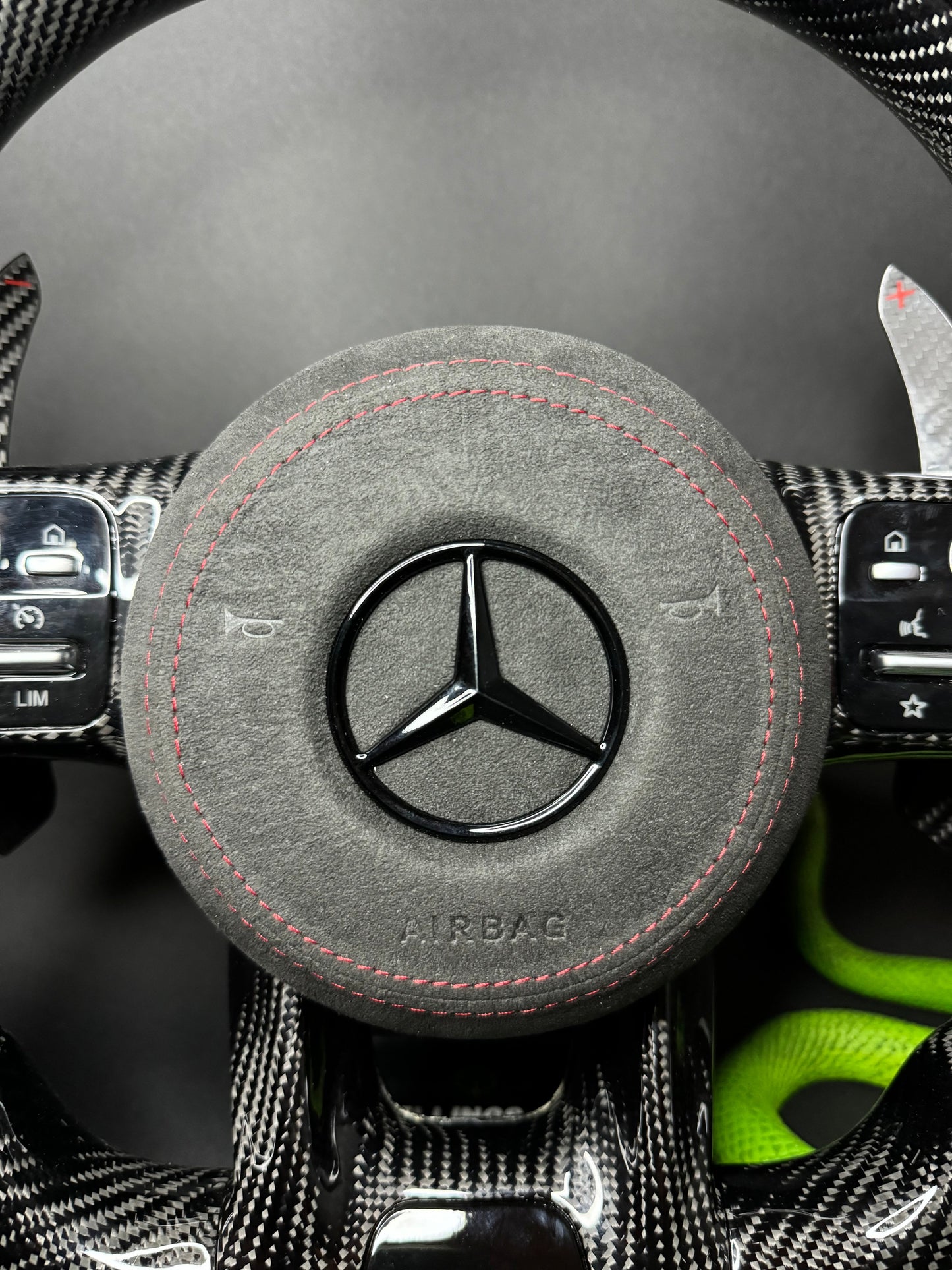 Mercedes AMG Sport Steering Wheel Carbon (LED)