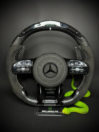 compare product Mercedes AMG Sport Steering Wheel Carbon (LED)