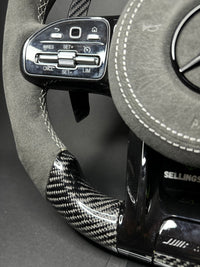 Mercedes AMG Sport Steering Wheel Carbon (LED)