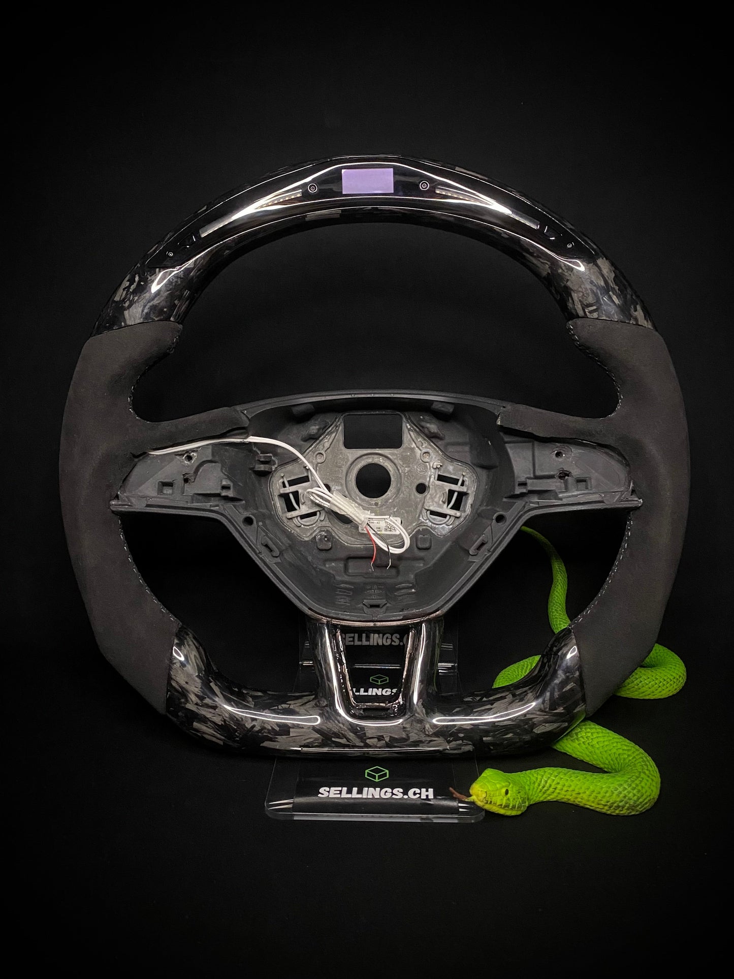 Skoda Sport Steering Wheel Forged Carbon (LED)