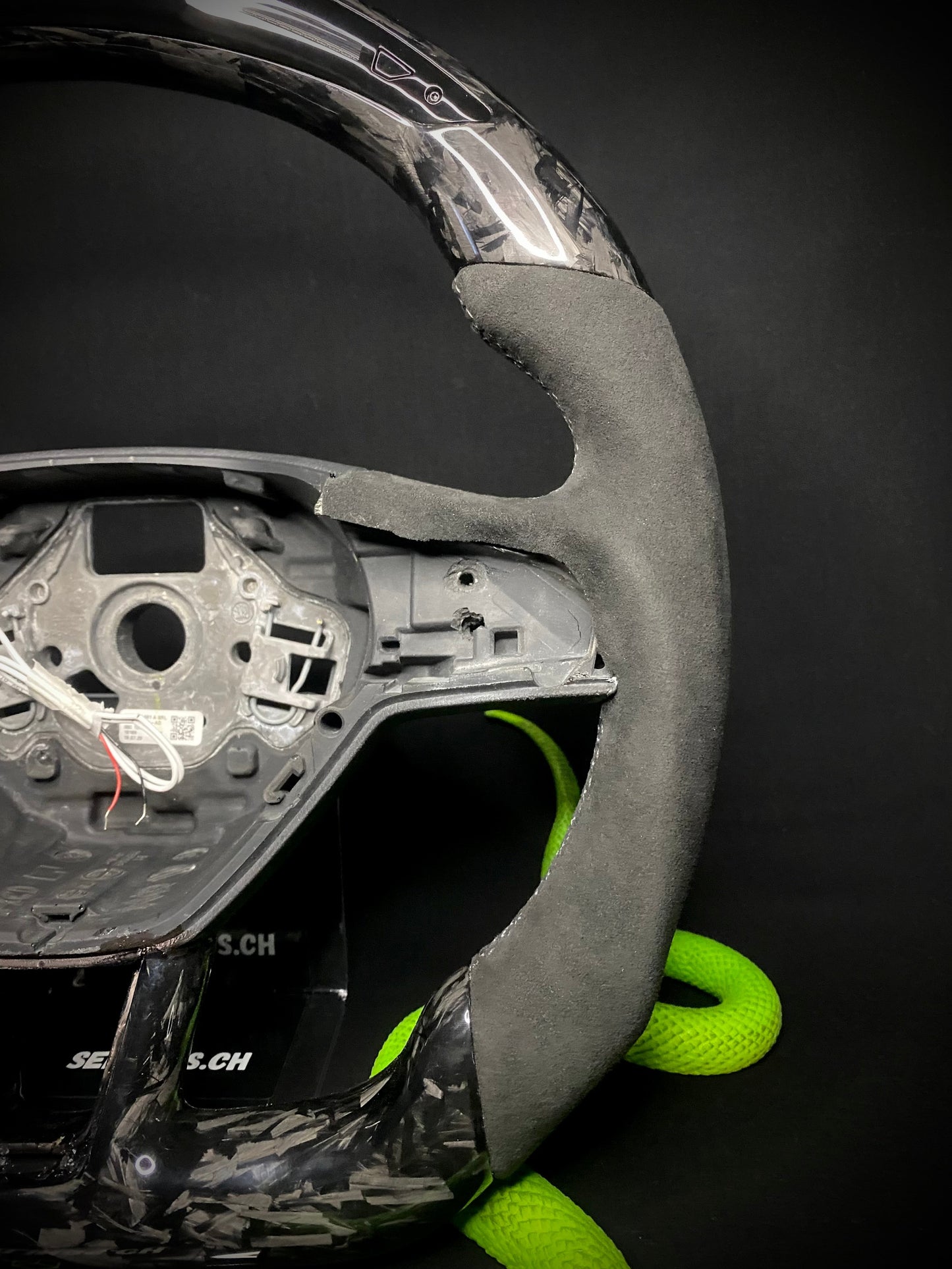 Skoda Sport Steering Wheel Forged Carbon (LED)