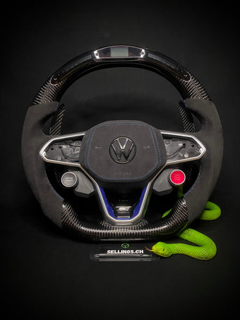 compare product VW Golf 8 Sports Steering Wheel Carbon R8 (LED)
