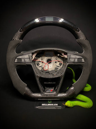 compare product Seat Sport Steering Wheel Carbon (LED)
