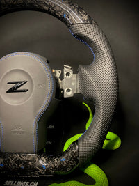 Nissan 350z Sport Steering Wheel Forged Carbon Color Flakes