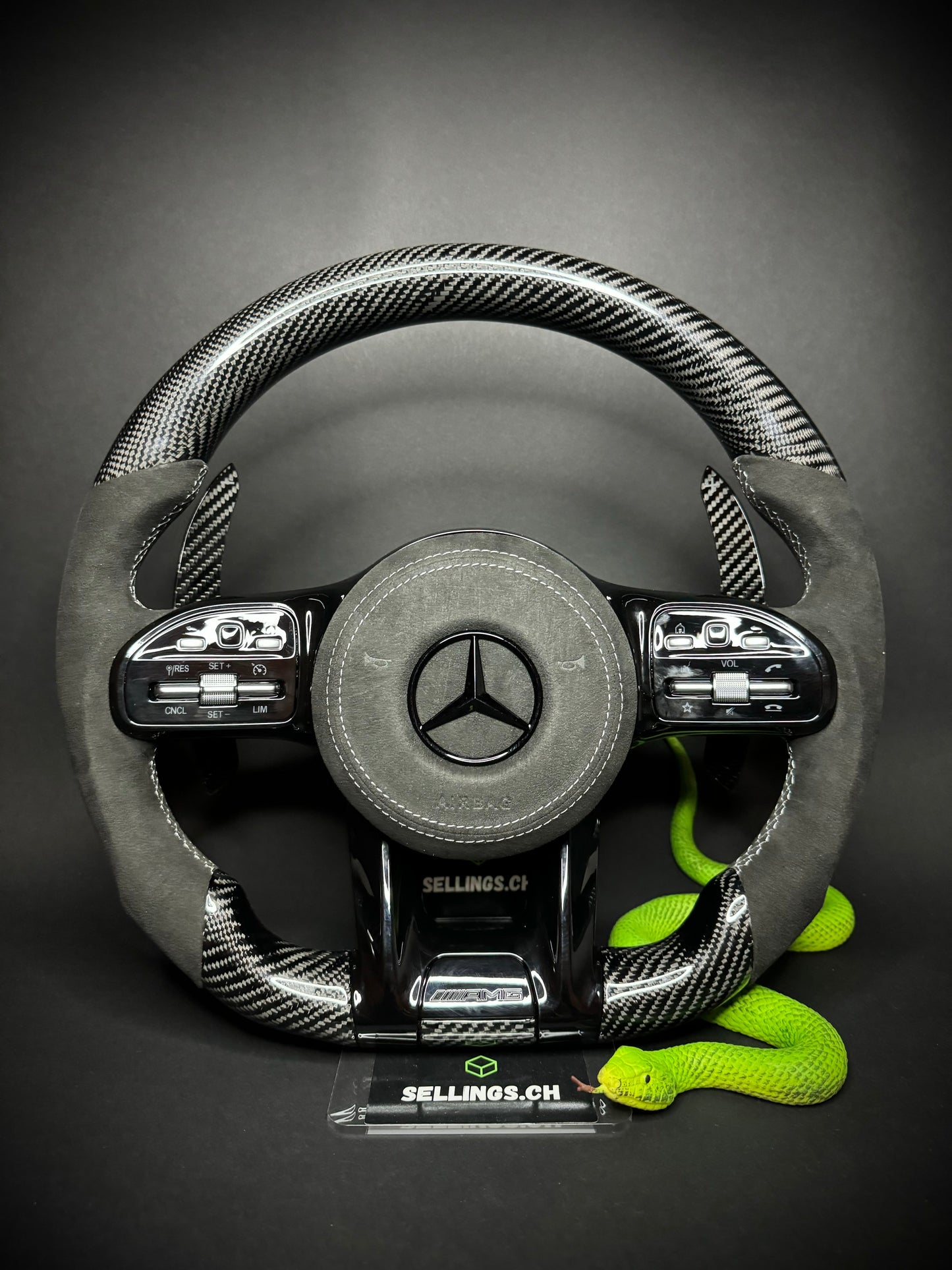 Mercedes AMG Carbon Sport Steering Wheel (Upgrade to Facelift)