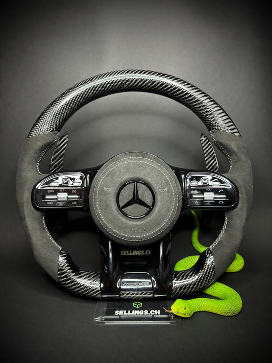 Mercedes AMG Carbon Sport Steering Wheel (Upgrade to Facelift)