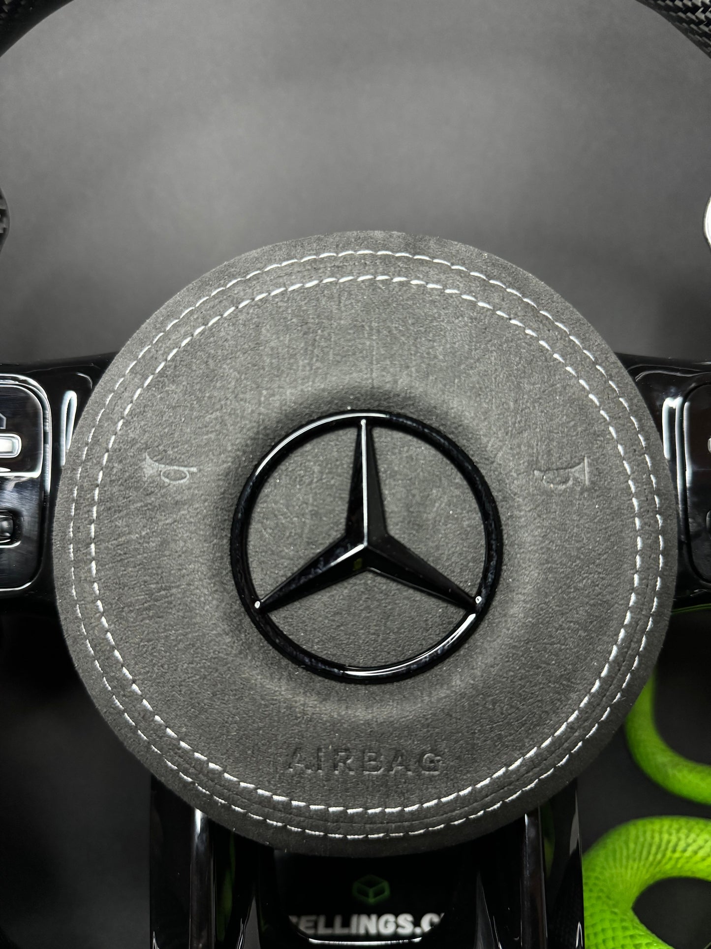 Mercedes AMG Sport Steering Wheel Carbon (LED)