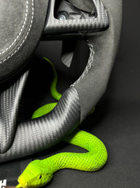 Mercedes AMG Sport Steering Wheel Carbon Matt (LED)