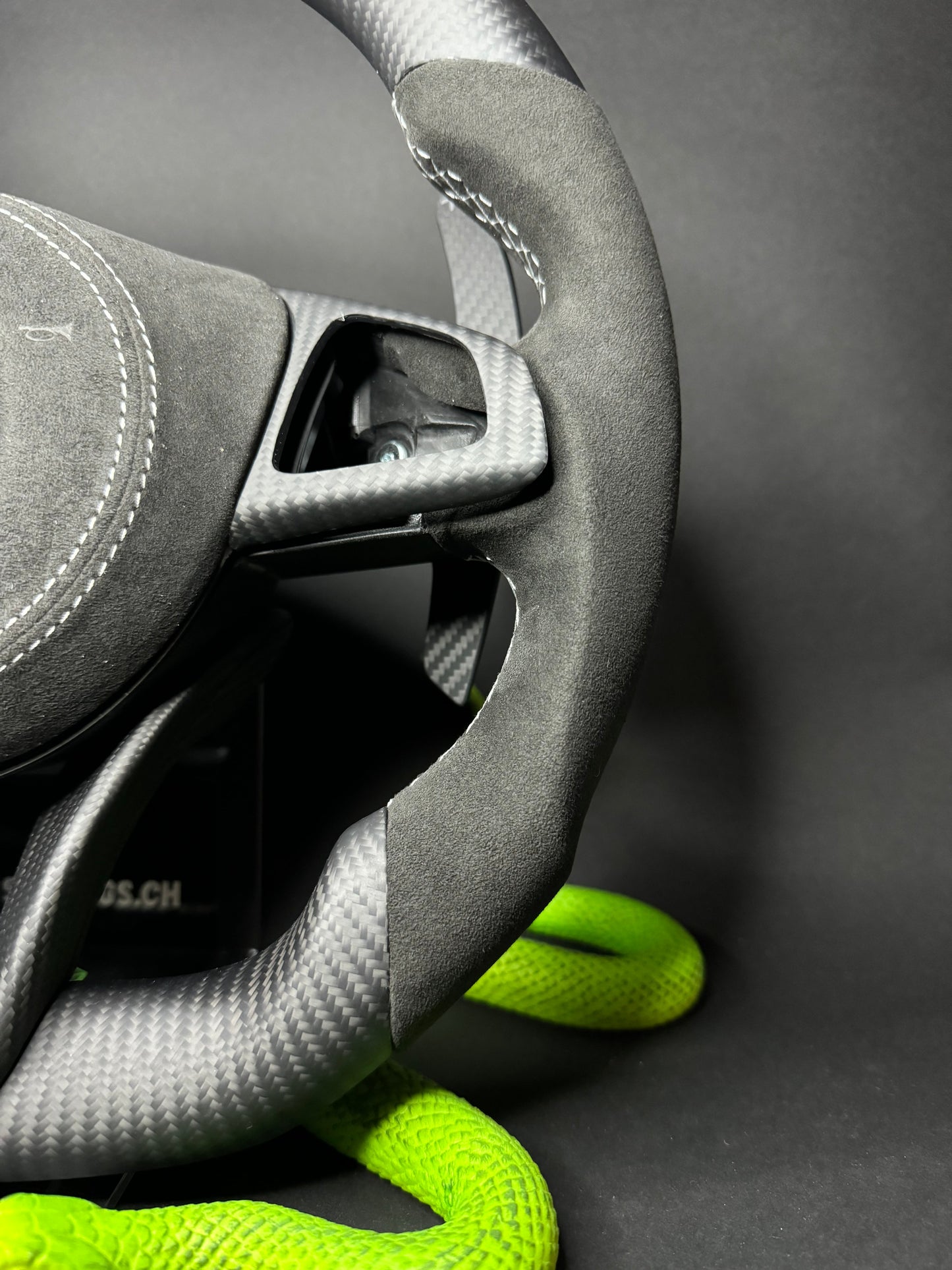 Mercedes AMG Sport Steering Wheel Carbon Matt (LED)