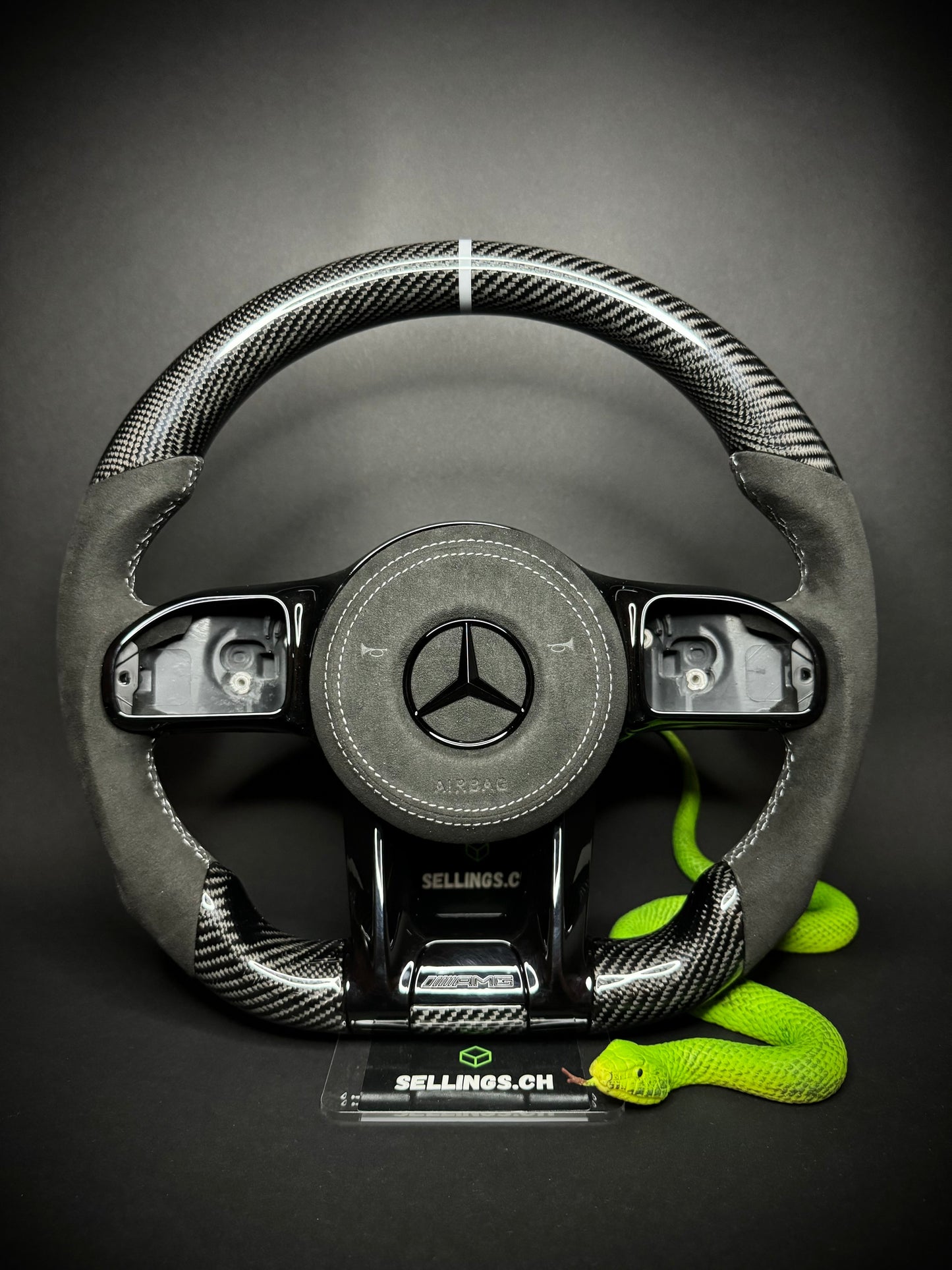 Mercedes AMG Carbon Sports Steering Wheel