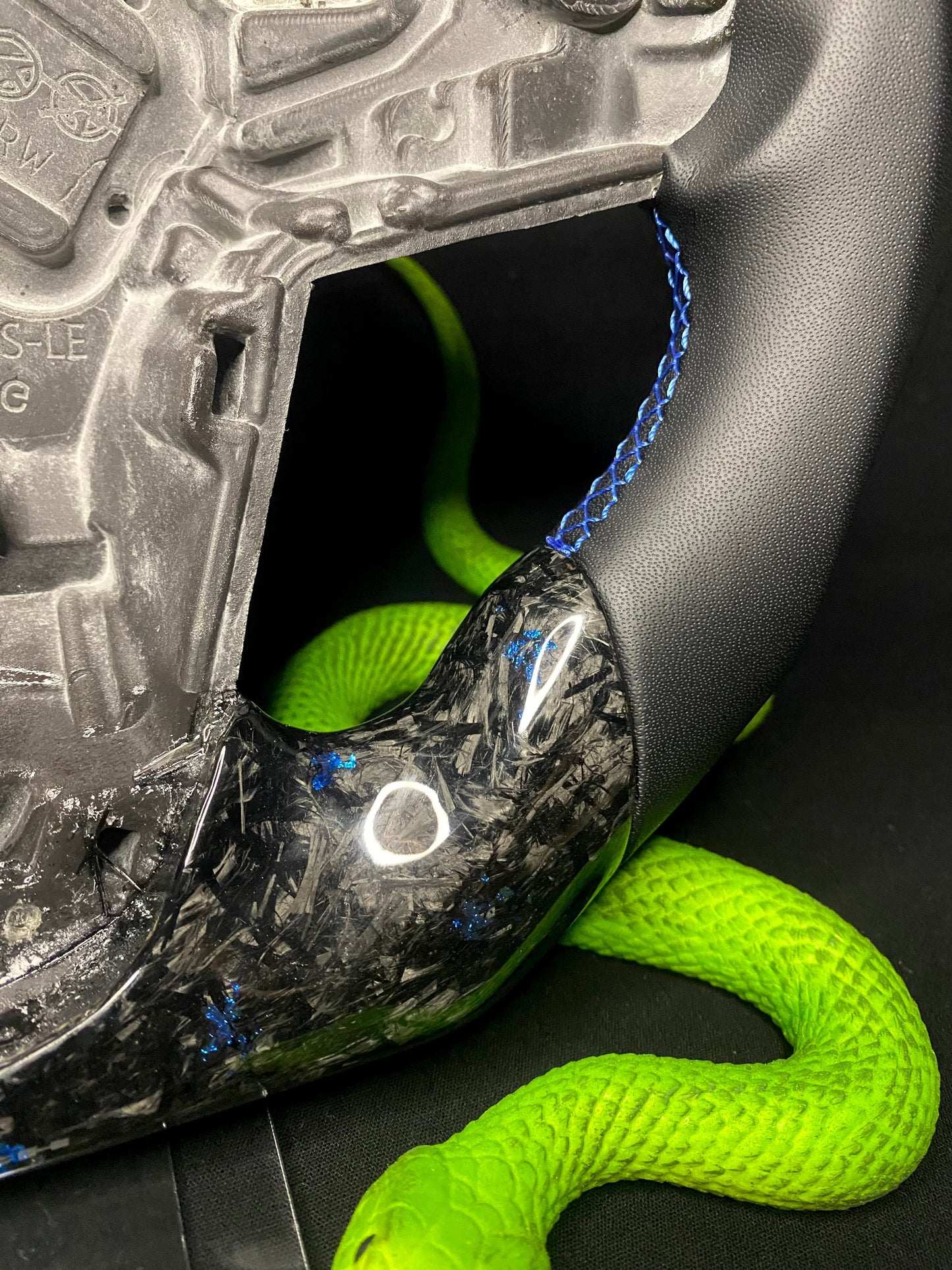 Toyota Supra Sports Steering Wheel Forged Carbon Color Splitter
