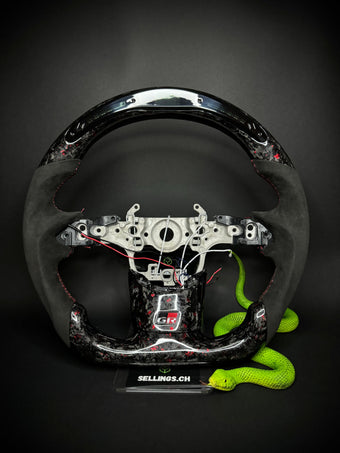 compare product Toyota Yaris GR Sport Steering Wheel Forged Carbon Color Splitter (LED)