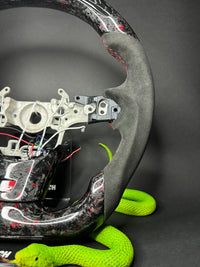 Toyota Yaris GR Sport Steering Wheel Forged Carbon Color Splitter (LED)