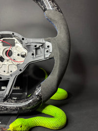 VW Golf 7/7.5 Sports Steering Wheel Forged Carbon (LED)
