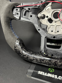 VW Golf 7/7.5 Sports Steering Wheel Forged Carbon (LED)