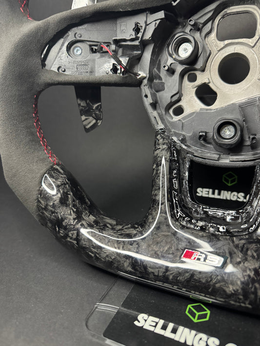 Audi Sport Steering Wheel Forged Carbon