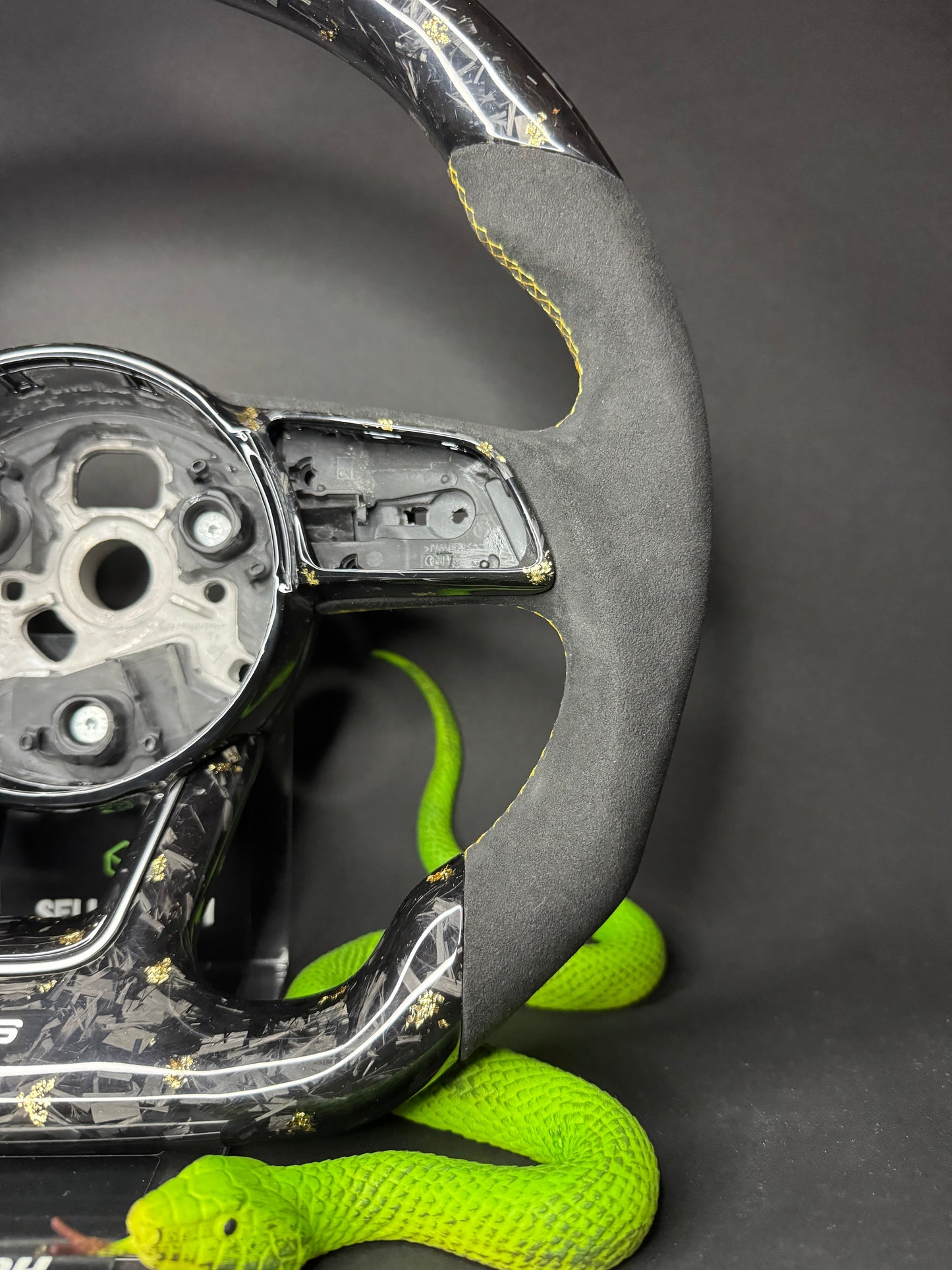 Audi Sport Steering Wheel Forged Carbon Color Splitter