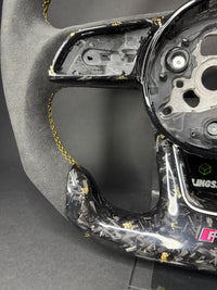 Audi Sport Steering Wheel Forged Carbon Color Splitter