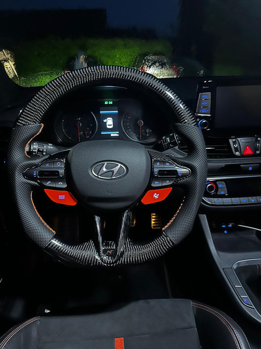 Hyundai Carbon Sports Steering Wheel