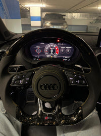 Audi Sport Steering Wheel Forged Carbon Color Splitter